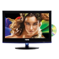 NAXA Electronics NTD-1554 16-Inch Widescreen HD LED Television with Built-In Digital TV Tuner and USB/SD Inputs/DVD Player