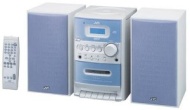 JVC FS-G2 Micro Audio System with CD Player, AM/FM Tuner, and Cassette Deck (Discontinued by Manufacturer)