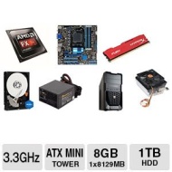 AMD FX-4200 3.3GHz Quad-Core CPU/Asus M5A78L-M/USB3 mATX MB/8GB DDR3 1866 Kingston HyperX Fury Red Memory/1TB WD Blue 7200rpm SATA HDD/CPU Cooler/Coug
