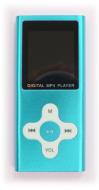 Aura DU080498 1.5&quot; 2GB Flash Memory MP3 Player -Blue