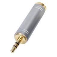 Ex-Pro? Professional Quality Gold Plated STEREO Audio Adaptor 6.35mm (1/4 INCH) Jack Socket to 3.5mm Jack Plug - for Headphones