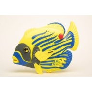 Steepletone Angel Fish Water Resistant Shower / Bathroom MW / FM Radio - Large Size - Yellow