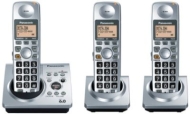 Panasonic Digital Cordless Phone with DECT 6.0 Technology &amp; 3 Handsets