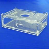 2-TECH Gehäuse passend für Raspberry Pi belüftet durchsichtiges Plexiglas klar