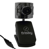 Frisby 1.3 MegaPixel USB WebCam Integral Microphone &amp; LED Light Source Quick Snap Shot Button Ladybug Web Cam
