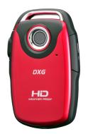 DXG USA DXG-125VR HD 3.0 Megapixel All-Weather 720p HD Camcorder (Red)