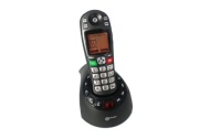 Geemarc AMPLIDECT 285 loud cordless DECT telephone with answering machine - Anthracite version- UK Version