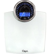 Ozeri Rev Digital Bathroom Scale with Electro-Mechanical Weight Dial