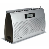 Pure Elan Portable Stereo DAB &amp; FM Digital Clock &amp; Radio ( VL 60726 ) - Silver