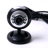 niceEshop(TM) USB 6 LED Night Vision PC Webcam / 12.0MP Network Camera with Microphone For MSN/ICQ/AIM/Skype/Net Meeting -Black