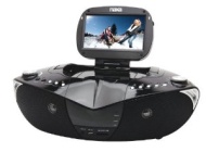 Naxa NDL-400 7-Inch TFT LCD Display Portable DVD Player with Digital TV TUNER, AM/FM Stereo Radio, USB Input and SD/MMC Card Slots