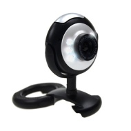 BargainUniverse&reg; 10x Zoom USB Webcam Camera (Built in Microphone &amp; 6 LED) -Top Quality - by Bargain Universe