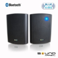 Bluetooth 5.25&quot; Indoor/Outdoor Weatherproof Patio Speakers (Black- pair)- BlueVIBE by Sound Appeal