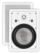 OSD Audio MK-W850 8-inch Kevlar Home Theatre In-Wall Speaker with Bass and Treble Swtich, Pair