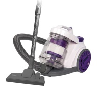 RUSSELL HOBBS RHCV3001 Cylinder Bagless Vacuum Cleaner - White &amp; Purple