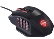 UtechSmart 16400 DPI High Precision Programmable Laser MMO Gaming Mouse for PC, 18 Programmable Buttons, Weight Tuning Cartridge, 12 Side Buttons, 5 p