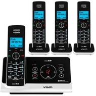 Vtech DECT 6.0 Cordless Phone with 4 Handsets, Caller ID &amp; Digital Answering System