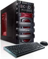 CybertronPC 5150 Unleashed GM1223H Desktop (Black/Red)