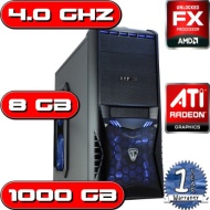 OCHW ,Home, Office, Family, PC, Multimedia, Desktop, PC, Computer, Overclocked 4.0GHz AMD FX 4100 Quad Core Bulldozer Processor, ATI Radeon HD 3000 Gr