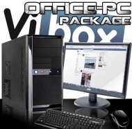 VIBOX Basics Package 2 *** DEAL *** - Cheap, Home, Office, Family, Gaming PC, Multimedia, Desktop, PC, Computer, Full Package with 19&quot; Monitor, Speake