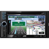 JVC KWNT500HDT 6.1&quot; Bluetooth/HD Radio with TTN + DVD/CD/USB/SD Navigation