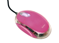 Saitek Notebook - Souris Optique filaire pour ordinateur portable - Rose