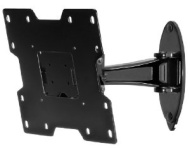 SmartMount Pivot Wall Mount for 22 inch to 40 inch Flat Panel Displays - Black