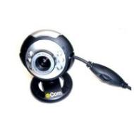 USB 2.0 eCom Webcam 3.0 Megapixel mit Mikrofon + 6 LED