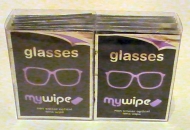 MYWIPE Optical Lens &amp; 3D Glasses Spectacle Cleaning Wet Wipes x 20