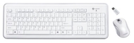 Buslink RF-6572-WH I-ROCKS RF 2.4GHz Wireless Keyboard with 5 Button Optical Mouse (White)