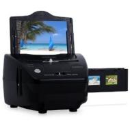 Klarstein - Combo scanner de photos, diapositives et n&eacute;gatifs (1800 dpi/3600 dpi, 5,1 MP, logiciel inclus) Noir