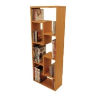 MONZA - CD DVD Blu-ray Multimedia Storage Shelves - Beech