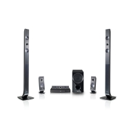 LG HX966PZ 3D 5.1 Heimkinosystem (Smart TV, HDMI, Upscaler 1080p, DivX-zertifiziert, Apple iPod Dock, USB 2.0) schwarz