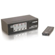 C2G TruLink 4-Port UXGA Monitor Switcher/Extender with 3.5mm Audio 399