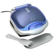 George Foreman GR10ABWT Champ Grill with Bun Warmer, Teal