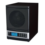 MicroLux ML4000DBK 7-Stage UV Ion Air Purifier with Remote, Black Finish