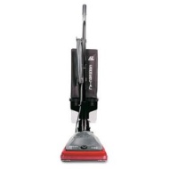 Electrolux Sanitaire Sanitaire Commercial Lightweight Bagless Upright Vacuum, 14 lbs, Gray/Red