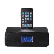 IWANTIT IPHDKDB10 DAB/FM Clock Radio with iPhone/iPod Docking Station - Black