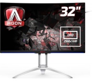 AOC AG322QCX Quad HD 31.5&quot; Curved LED Monitor - Black