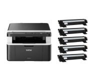 BROTHER DCP1612WXL Monochrome All-in-One Wireless Laser Printer Bundle