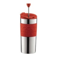 Bodum UK 0.35 L/12 oz Small Travel Press Vacuum Coffee Maker - Red