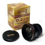 Opteka 0.43x HD&sup2; Full Fisheye Lens for 37mm Digital Camcorders -