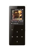 AGPTek B05- Metallico lettore MP3 8 GB schermo 1,8&quot; con radio FM e Slot per scheda Micro SD, Nero