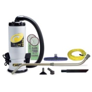 PROTEAM 107146 QuietPro Backpack Vacuum Cleaner,11 lb.