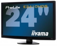 Iiyama 24in widescreen eco black monitor