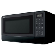 Sharp R-410LK - Microwave oven - freestanding - 28.3 litres - 1100 W - black