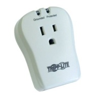 TRIPP LITE 1OUT TRAVEL SURGE PROTECTOR 750 JOULE DIRECT PLUG-IN TEL/MODEM &sect; TRAVELCUBE