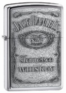 Zippo 1310011 Feuerzeug Jack Daniel&#039;s Label Chrome