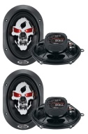 BOSS Audio SK573 Phantom Skull 350-watt 3 way auto 5&quot; x 7&quot; Coaxial Speaker