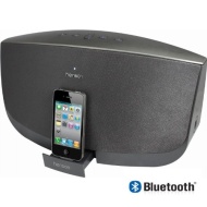 Henson Audio HDB-500 Bluetooth and Docking &amp; Charging Speaker In Black - Connect any Bluetooth enabled device such as iPhone 3GS, 4, 4S, 5, iPad 1, 2,